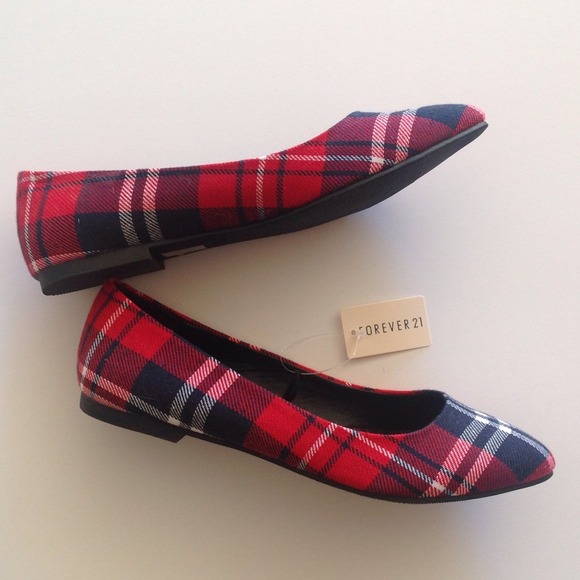 Plaid Flats Holiday Shoes Plaid Flats Holiday Shoes