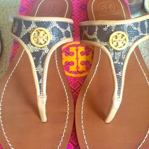 Brand New Tory Burch Leopard print sandals