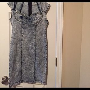 Blue jean fitted dress (worn once)