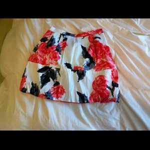 Brand New Floral Mini Skirt