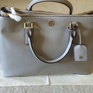Tory Burch Double Zip Robinson Tote