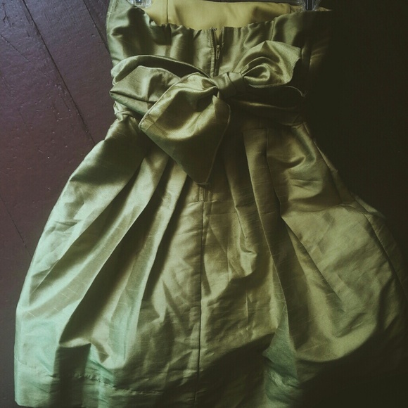 Charlotte Russe Green Strapless Dress - Picture 2 of 3