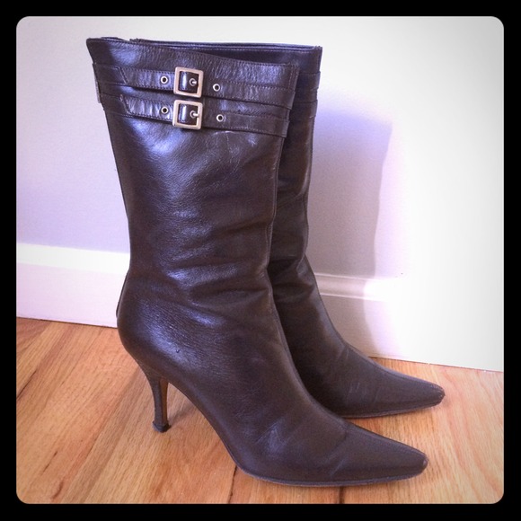SOLD!! Made in Italy Banana Republic leather boots - Picture 1 of 4