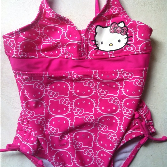 Kids one piece Hello Kitty bathing suit. New. - Picture 1 of 1