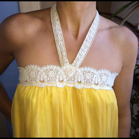 Yellow Miguelina Dress Small - Picture 2 of 4