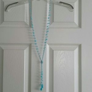 Beaded Knot Long Necklace