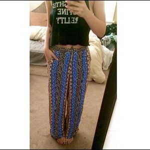 Colorful palazzo pants!