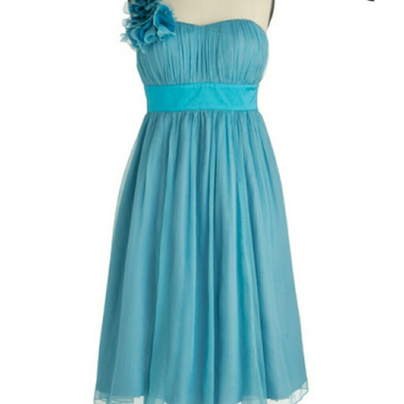 ModCloth Pictures by the Pond Silk Dress
