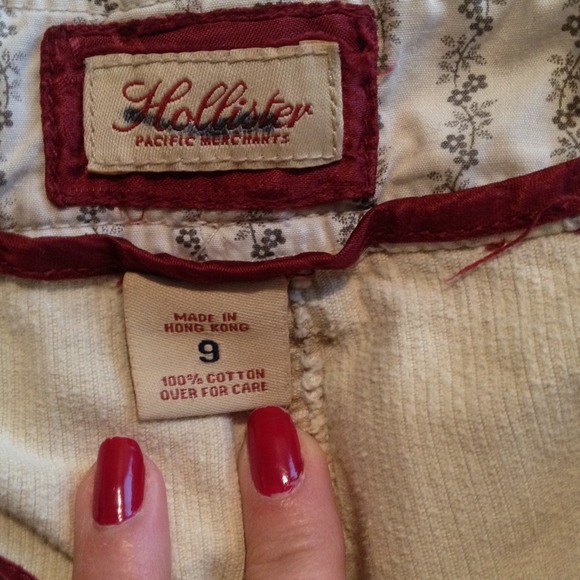 Hollister tan corduroy pants - Picture 2 of 3