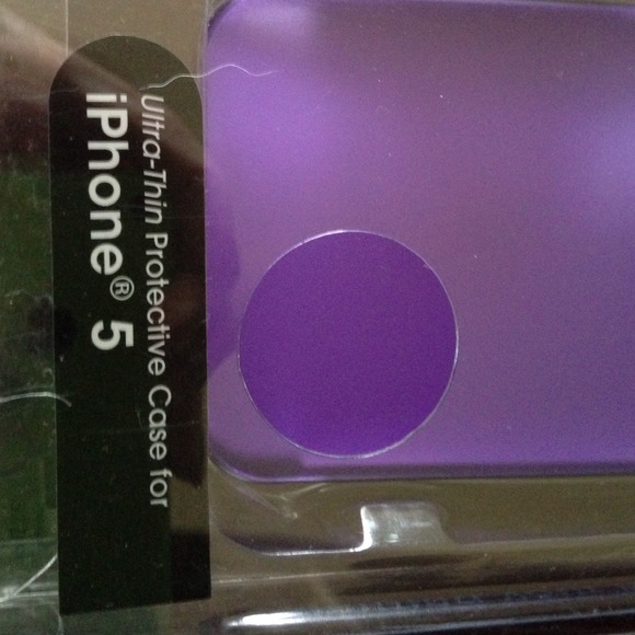 Purple iPhone 5 case - Picture 2 of 3