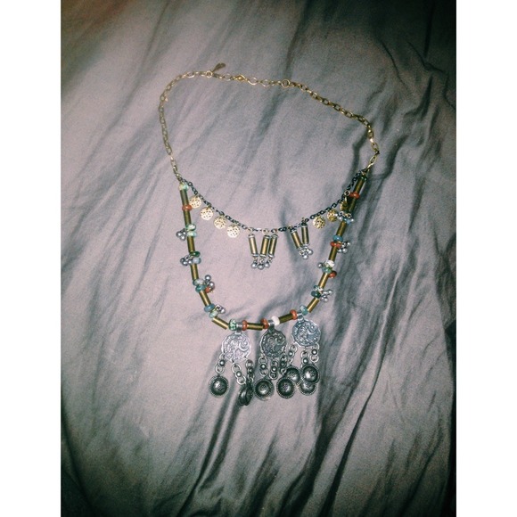 Free People Shield Layered Necklace