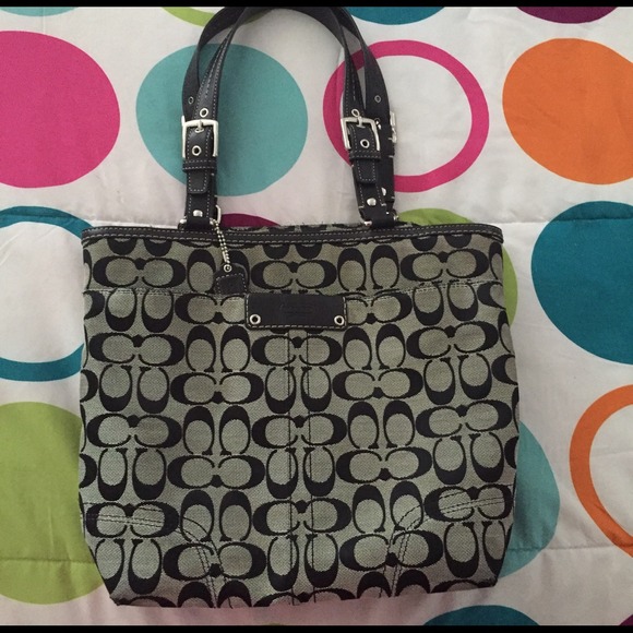 Black coach bag
