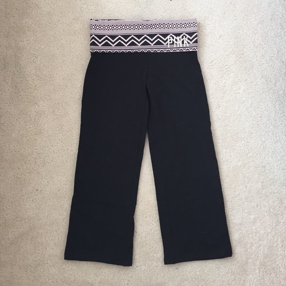 PINK Cropped Yogas