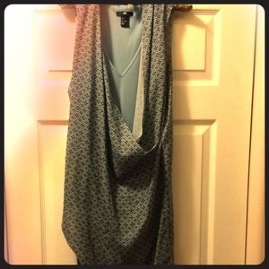 Asymmetrical Greek style layered dress