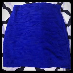 Royal Blue Skirt