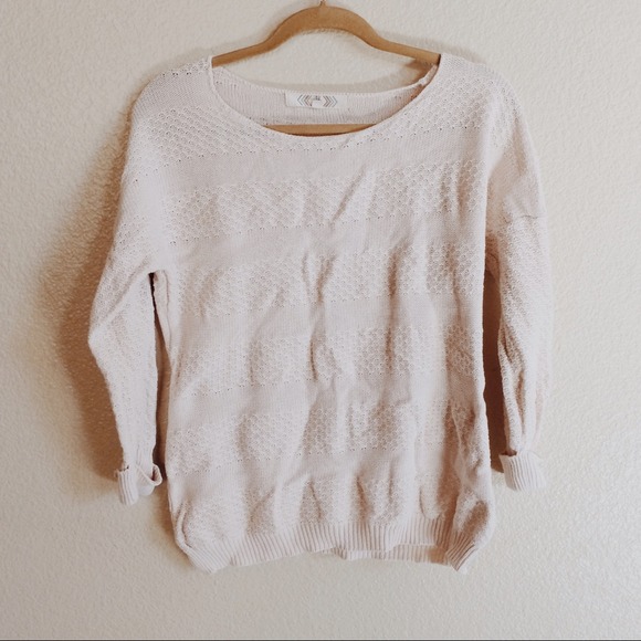 Cream Pullover Sweater