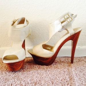 Carrie Bradshaw inspired platform heels.