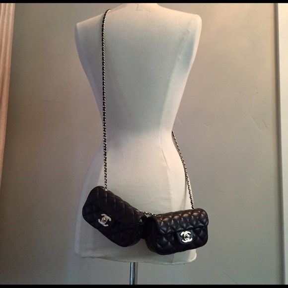 Chanel Double Crossbody Bags IUCN Water