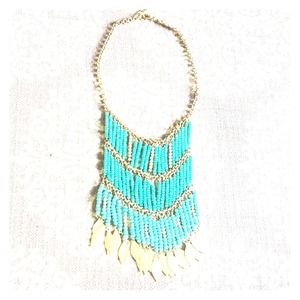 Turquoise statement necklace