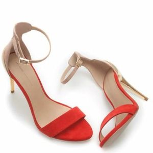 Zara heels with Gold Heel