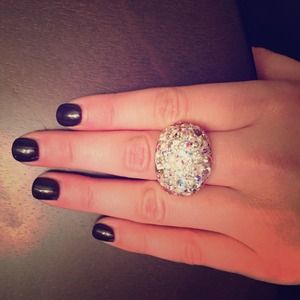 Swarvoski crystal ring
