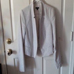 Off white shimmering blazer