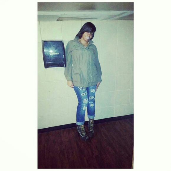 Camouflage Timb Booties Size 10