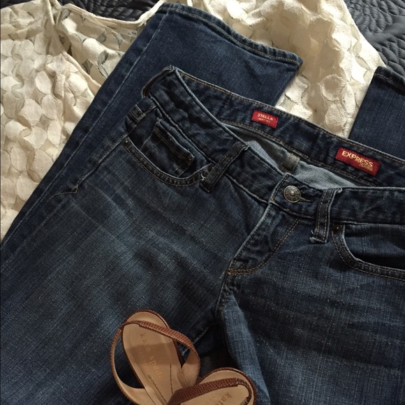 Express Stella boot leg jeans