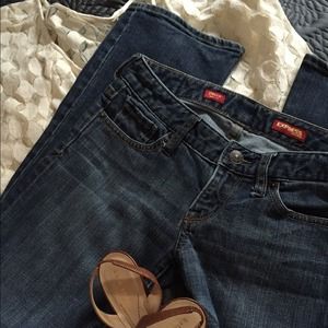 Express Stella boot leg jeans
