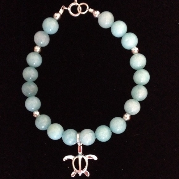 Jewelry - Gemstone Sea Turtle Bracelet