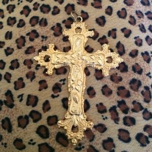 Gold colour cross