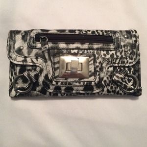 Animal print wallet