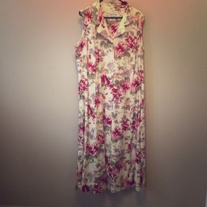 Marisa Christina Woman Linen print dress. Size 20