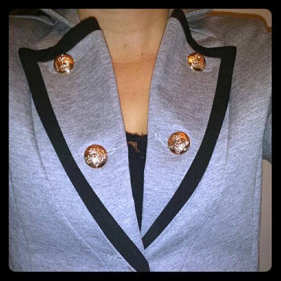 Black and Grey Blazer