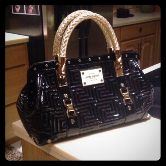 Versace Short Handle Bag	and Wallet