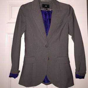 Grey h&m blazer