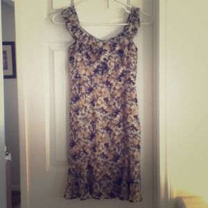 Ann Taylor Loft Polyester Floral Shift Dress