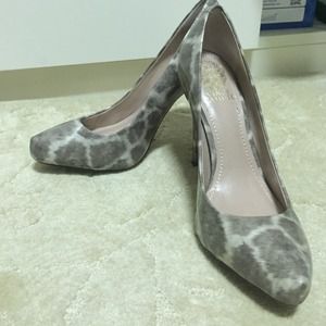 Vince Camuto animal print pumps