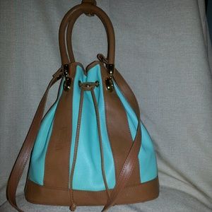 Authentic Valentina drawstring purse