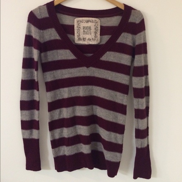 Striped Ruehl sweater