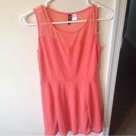 Coral dress