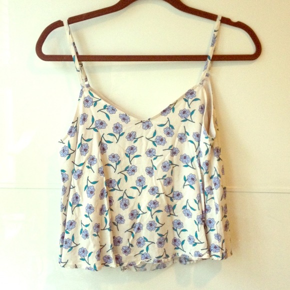 White Floral Cami