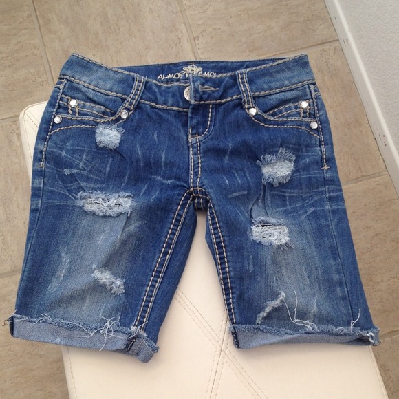 Pants - 🌟 Denim shorts