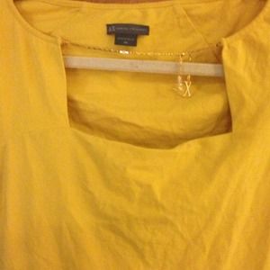 Armani exchange mustard top
