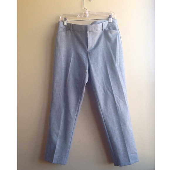 Gap grey cropped dress work pants