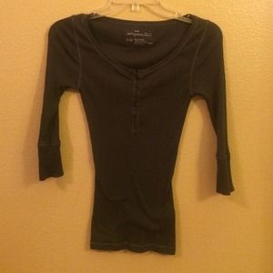 Gray Half Sleeve Top from Aeropostale