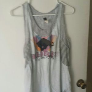 Cute layered looking tank We the people