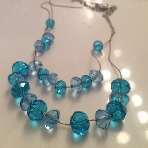 Blue Gem Necklace from Charming Charlie