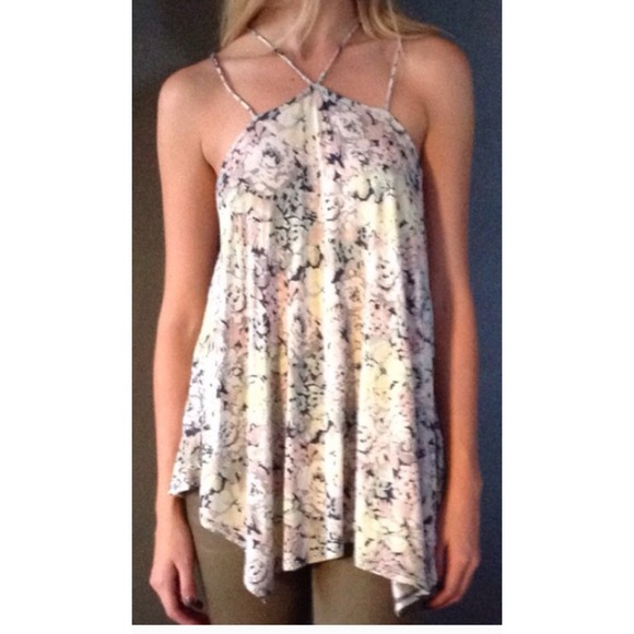 Kimchi Blue Tops - sale Floral tank