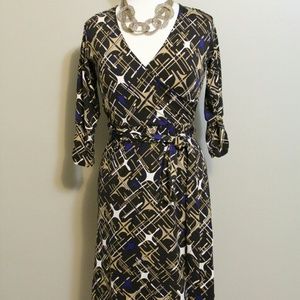 Multicolor faux wrap dress*** REDUCED***